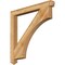 Ekena Millwork Westlake Arts & Crafts Rough Sawn Bracket, Western Red Cedar, 4"W x 42"D x 42"H BKT04X42X42WTL03RWR - alternate 1